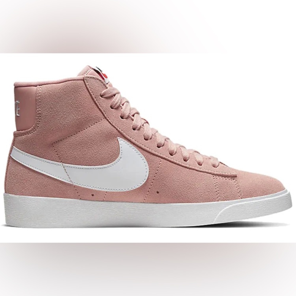 Nike Womens Blazer Mid Vintage Suede Coral Stardust